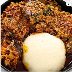 EGWUSI AND SWALLOW